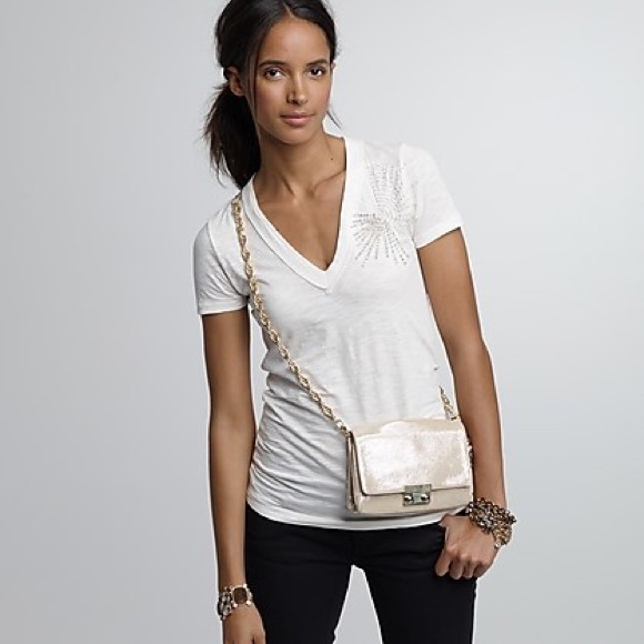 J. Crew slub cotton beaded-starburst tee - Picture 6 of 6